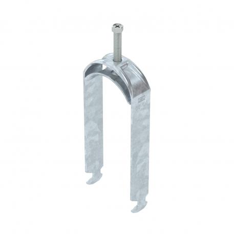 Clamp clip 2056 H-foot 2-fold, metal pressure sleeve, FT 58 | 64 | 5