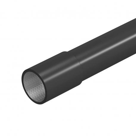 Armoured steel pipe with thread, black 63 | 3000 | 1.7 | M63x1,5