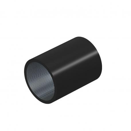 Black powder-coated steel sleeve, with thread 53.5 | 50 | M50x1,5