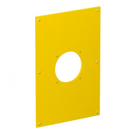 VHF cover plate, with fastening system