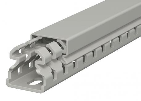Wiring trunking, type LKV 25025 2000 | 25 | 25 | Base perforation | Stone grey; RAL 7030