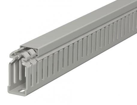 Wiring trunking, type LKV 50025 2000 | 25 | 50 | Base perforation | Stone grey; RAL 7030
