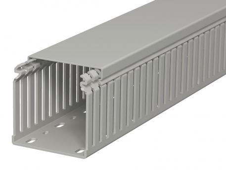 Wiring trunking, type LKV 75075 2000 | 75 | 75 | Base perforation | Stone grey; RAL 7030