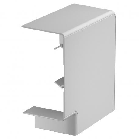 Flat angle cover, for device installation trunking Rapid 80 type 70130 138 | 73 | Light grey; RAL 7035