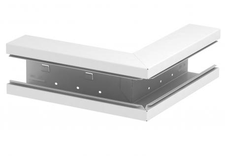 External corner, symmetrical, for device installation trunking Rapid 80 type GS-S70130 Pure white; RAL 9010