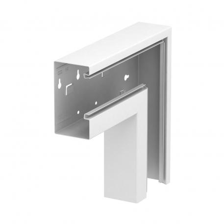 Flat angle, asymmetrical, falling, for device installation trunking Rapid 80 type GS-A70130 130 | 70 | Pure white; RAL 9010