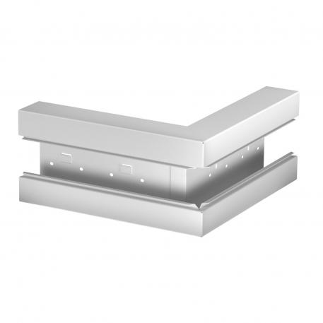 External corner, symmetrical, for device installation trunking Rapid 80 type GS-S70170 Light grey; RAL 7035