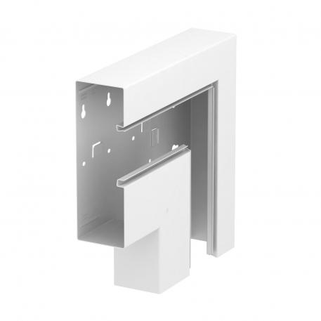 Flat angle, asymmetrical, falling, for device installation trunking Rapid 80 type GS-A70210 210 | 70 | Pure white; RAL 9010