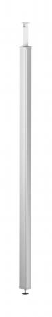 Service pole, sheet steel, with sheet steel cover 2505 | Telescope | Steel | Pure white; RAL 9010 | 