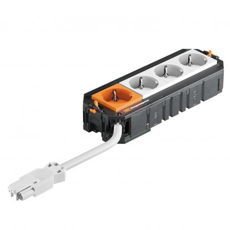 UTC4 with 3+1 protective contact sockets, 1 socket with surge protection